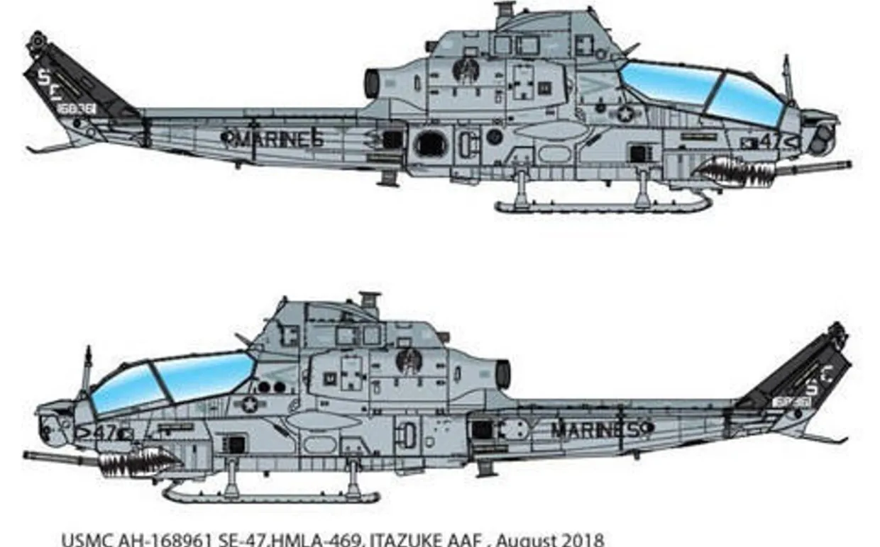 Academy 1/35 Bell AH-1Z USMC Shark Mouth