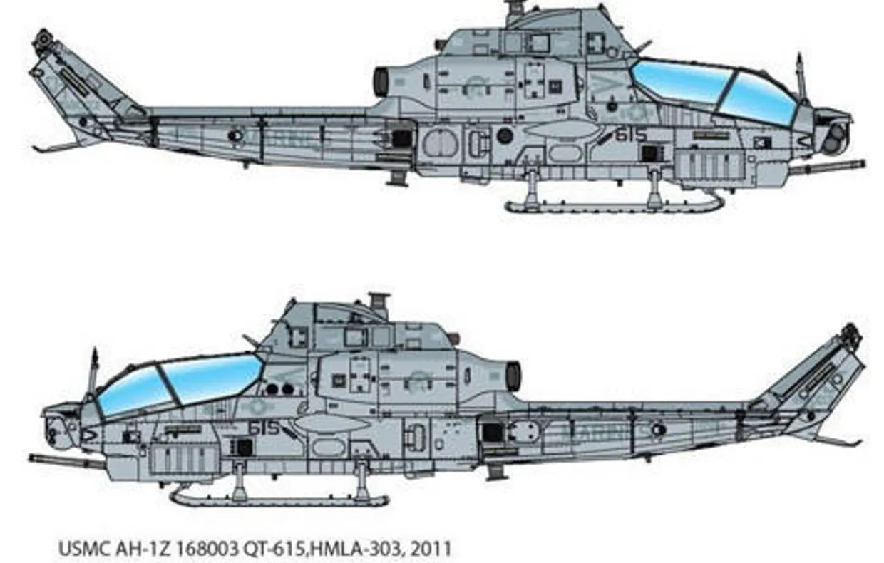 Academy 1/35 Bell AH-1Z USMC Shark Mouth