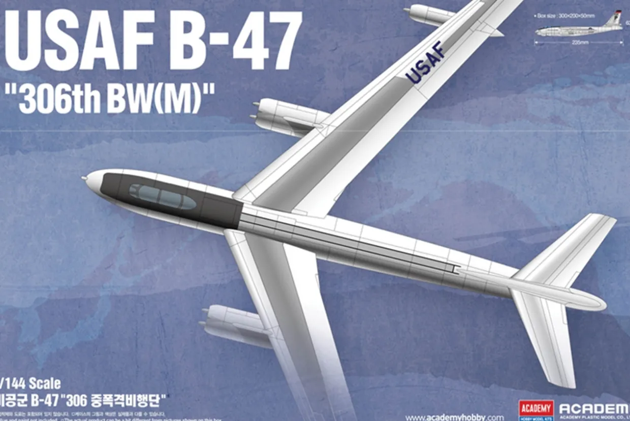 Academy 1/144 Boeing B-47 Stratojet USAF 306th BW(M)
