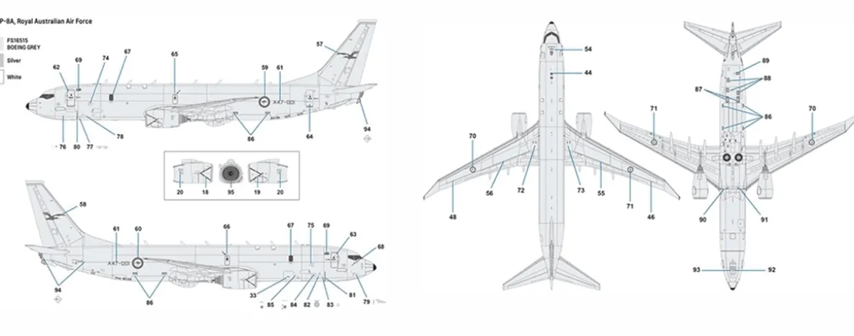 Academy 1/144 Boeing P-8A Poseidon