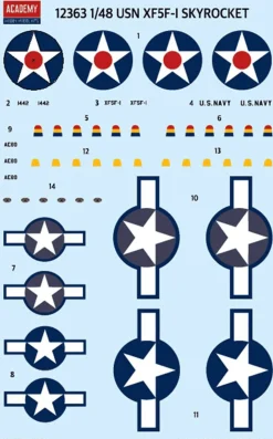 Academy 1/48 Grumman XF5F Skyrocket