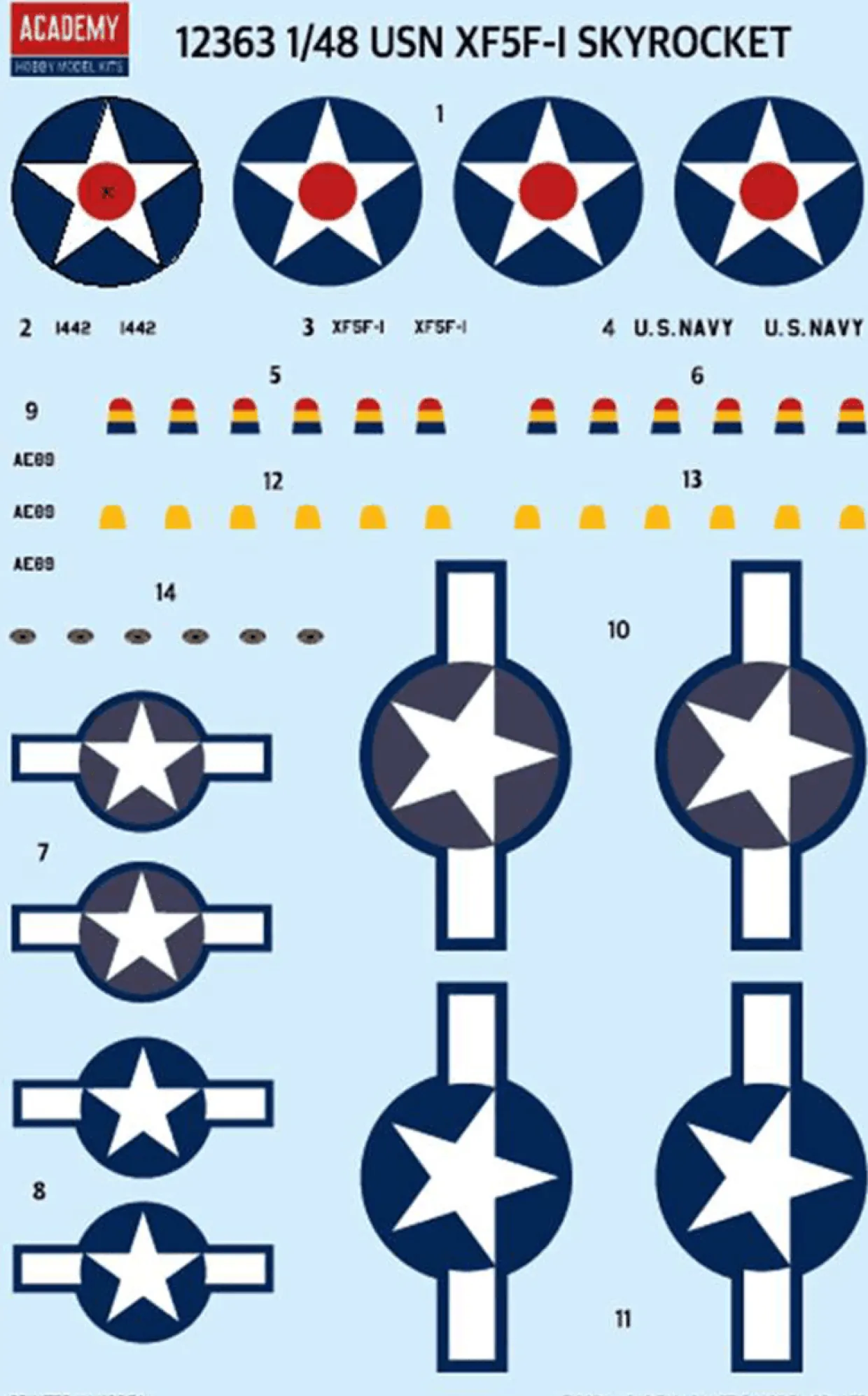 Academy 1/48 Grumman XF5F Skyrocket