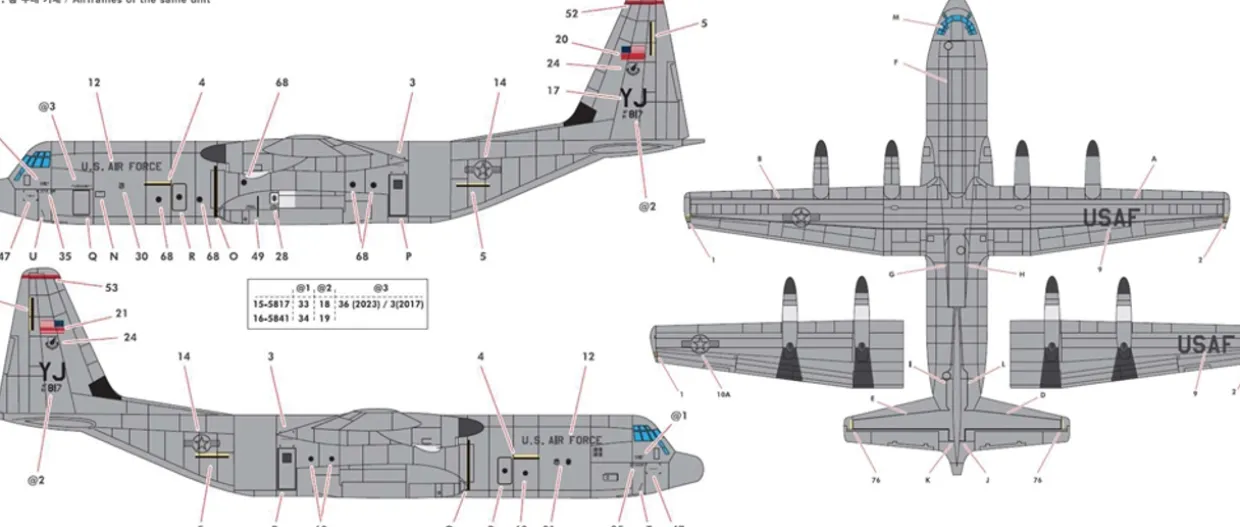 Academy 1/144 Lockheed Martin C-130J-30 Super Hercules