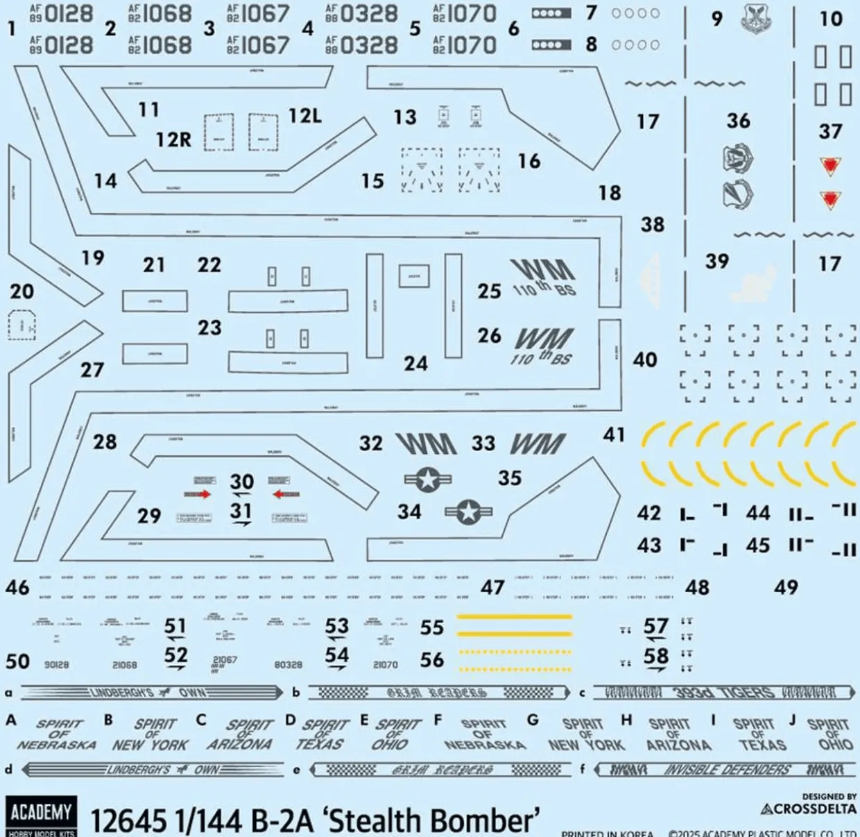Academy 1/144 Northrop B-2A Spirit - USAF