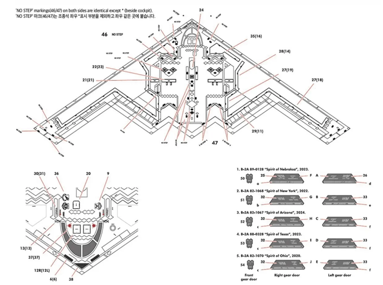 Academy 1/144 Northrop B-2A Spirit - USAF