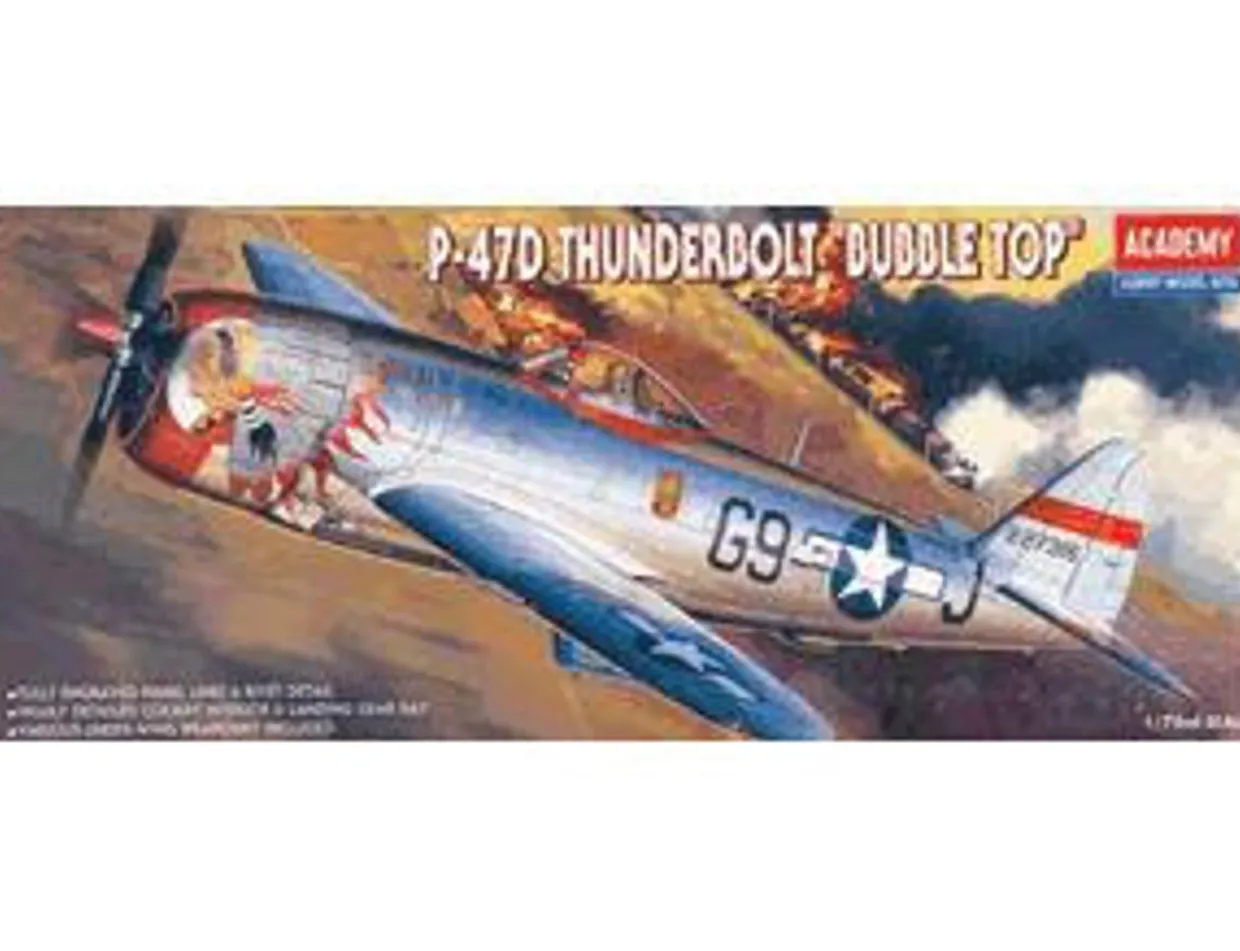 Academy 1/72 Republic P-47D Thunderbolt Bubbletop