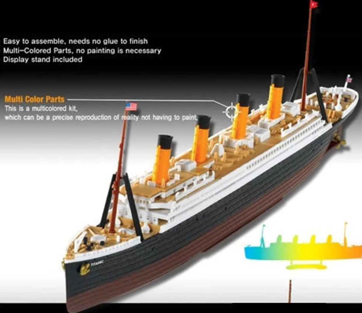 Academy 1/1000 RMS Titanic MCP