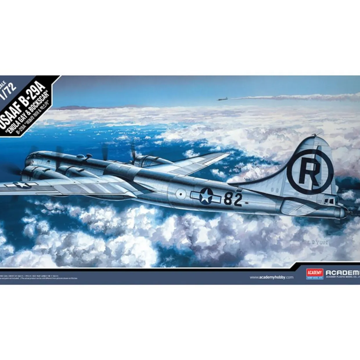 Academy 1/72 US Air Force B-29A Enola Gay & Bockscar Heavy Bomber Aircraft