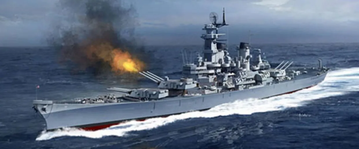 Academy 1/400 USS Missouri BB-63