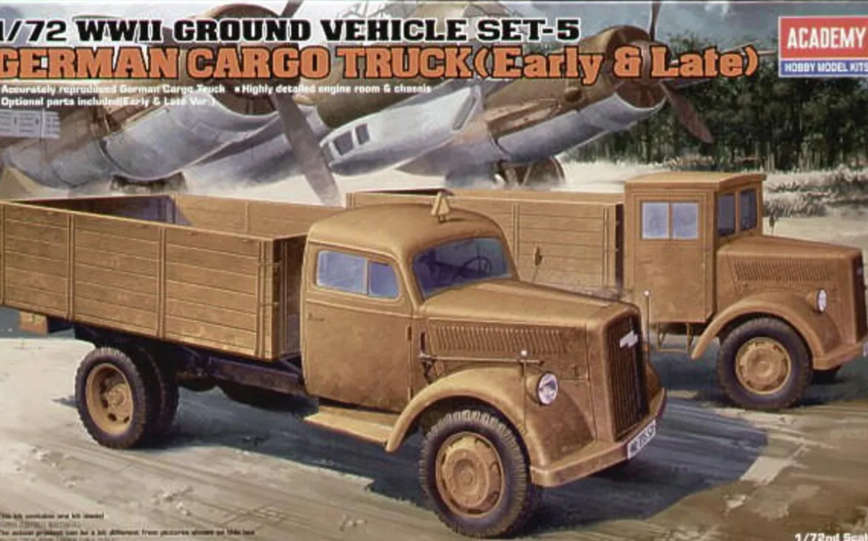 Academy 1/72 WWII Ground Vehicle Set 5 - German Trucks