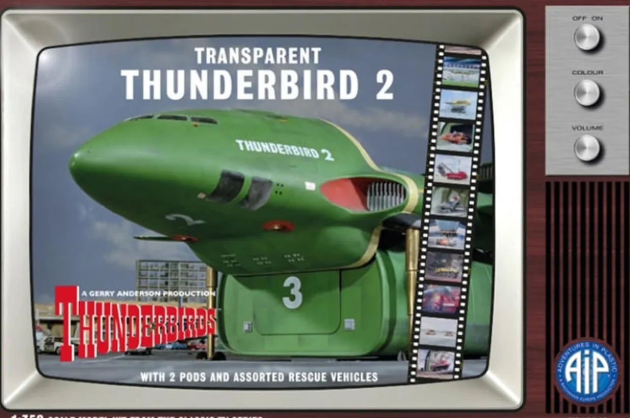 Adventures In Plastic 1/350 Transparent Thunderbird 2 Model Kit