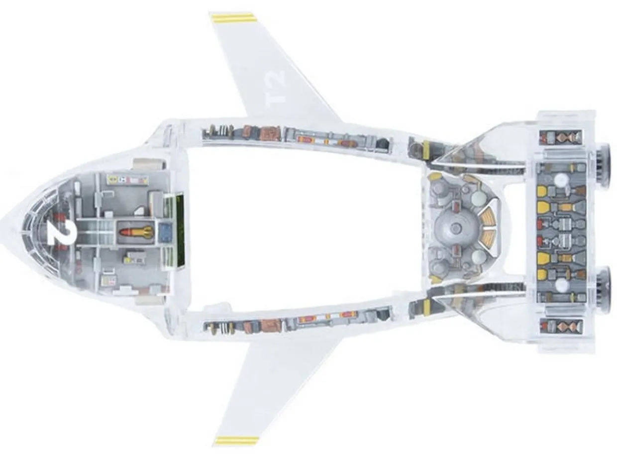 Adventures In Plastic 1/350 Transparent Thunderbird 2 Model Kit