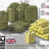 AFV Club 1/35 British WWII Fuel Tank Set