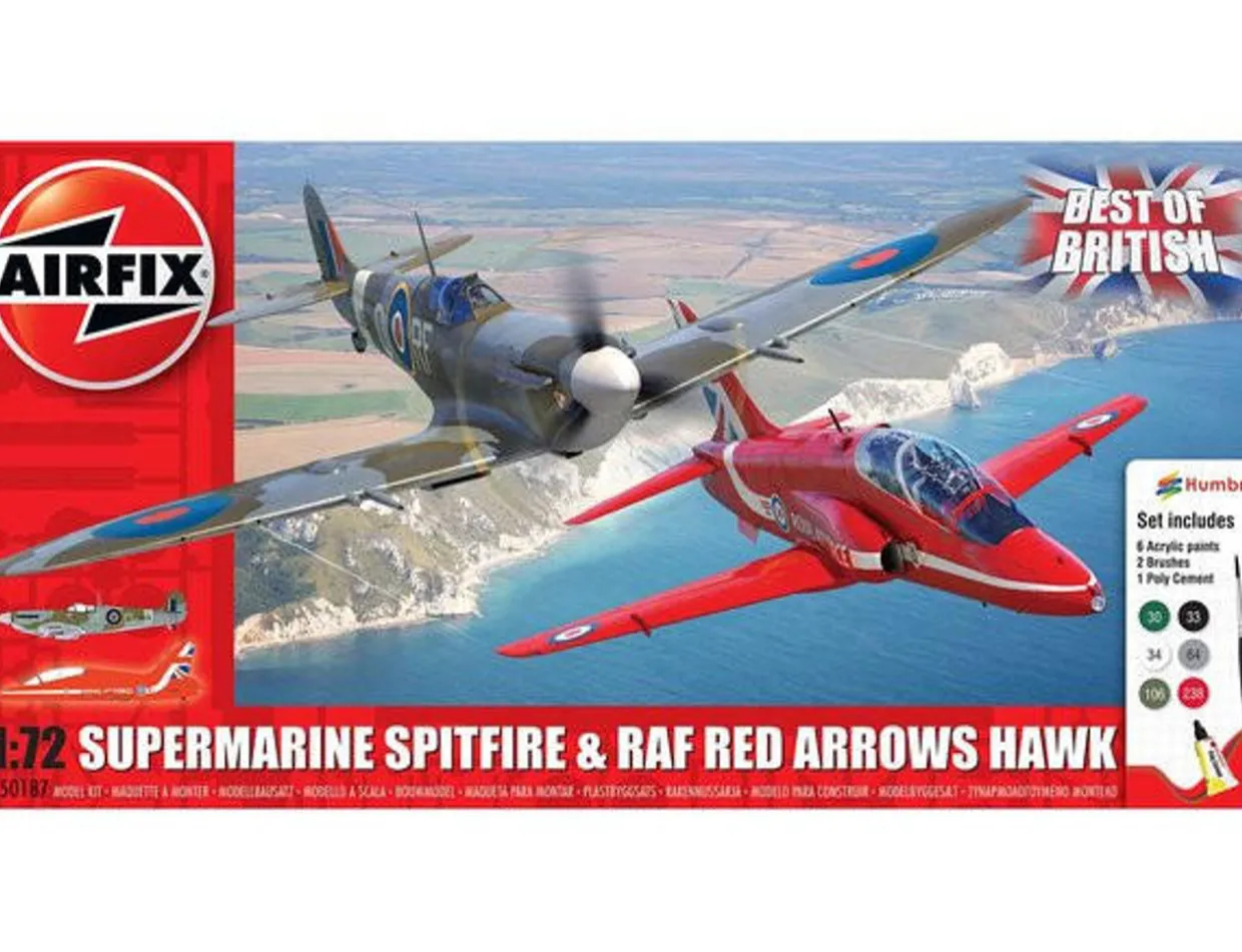 Airfix 1/72 Best of British - Spitfire and Hawk Gift Set