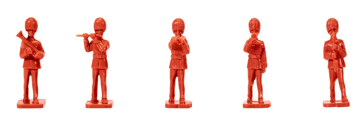 Airfix 1/76 British Army Guards Band Figure Set
