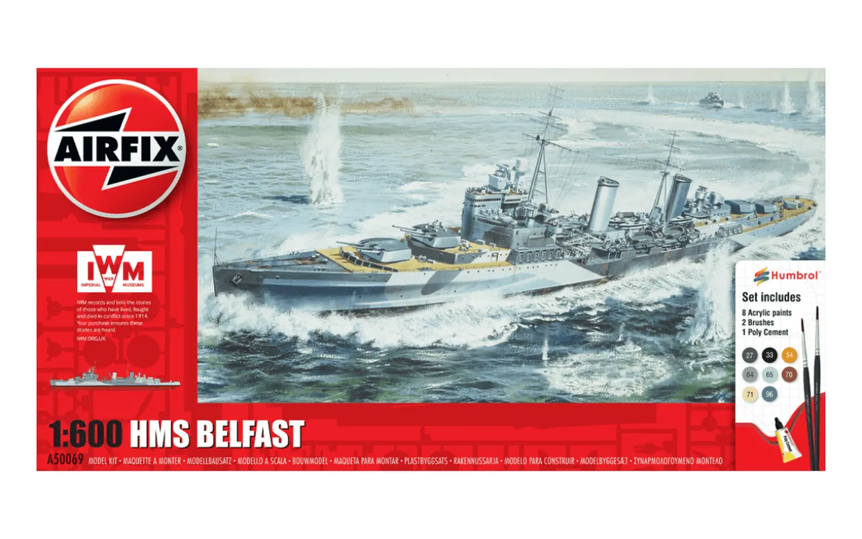 Airfix 1/600 HMS Belfast Gift Set
