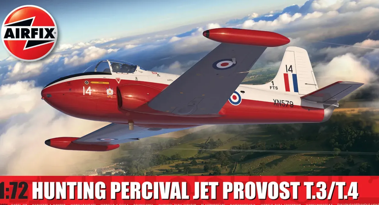 Airfix 1/72 Hunting Percival Jet Provost T.3/T.4