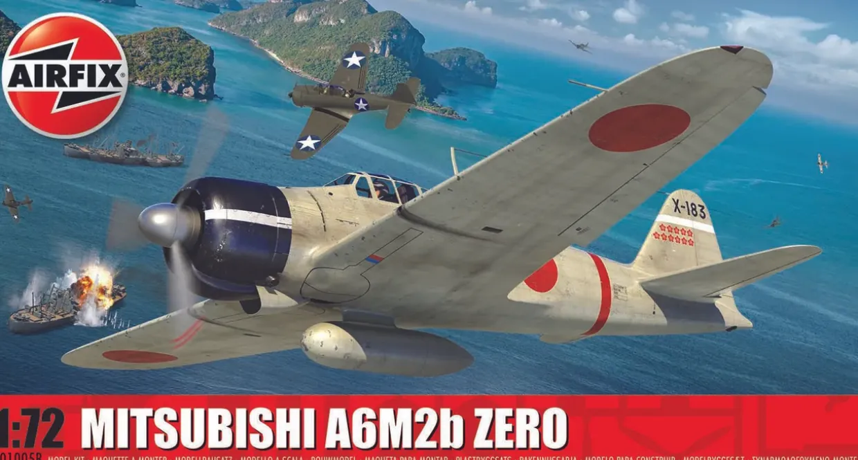 Airfix 1/72 Mitsubishi Zero A6M2b Model Kit