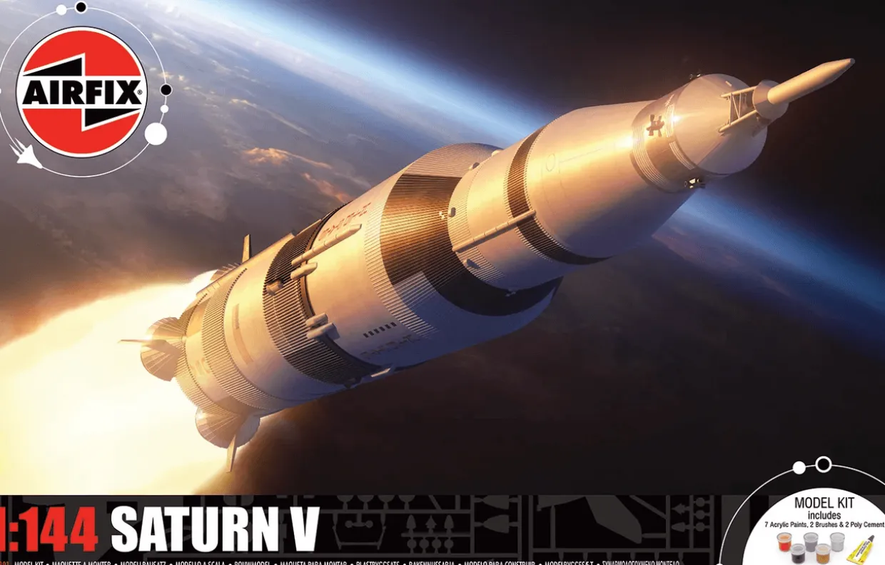 Airfix 1/144 Saturn V Rocket Gift Set