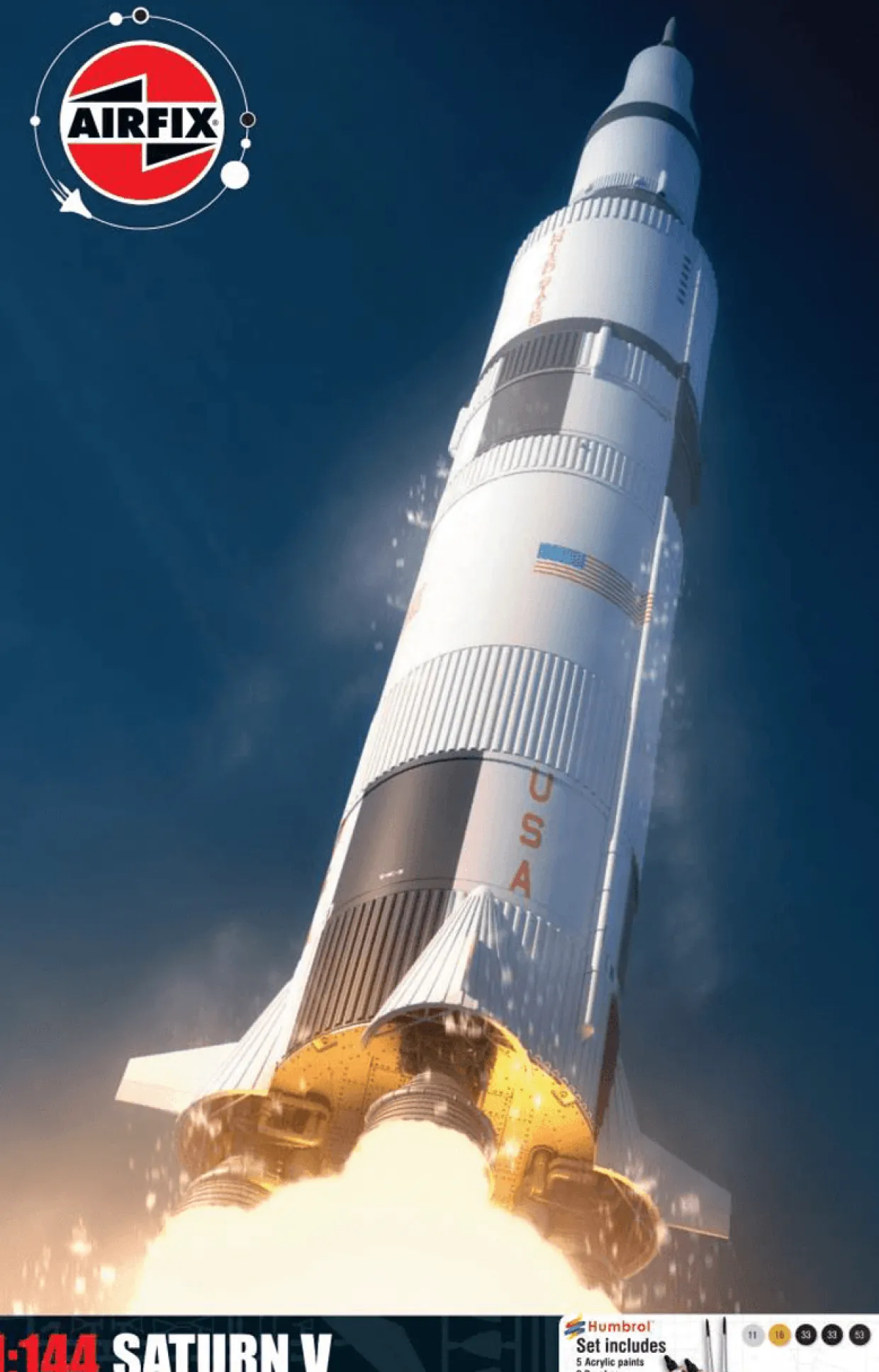 Airfix 1/144 Saturn V Rocket Gift Set