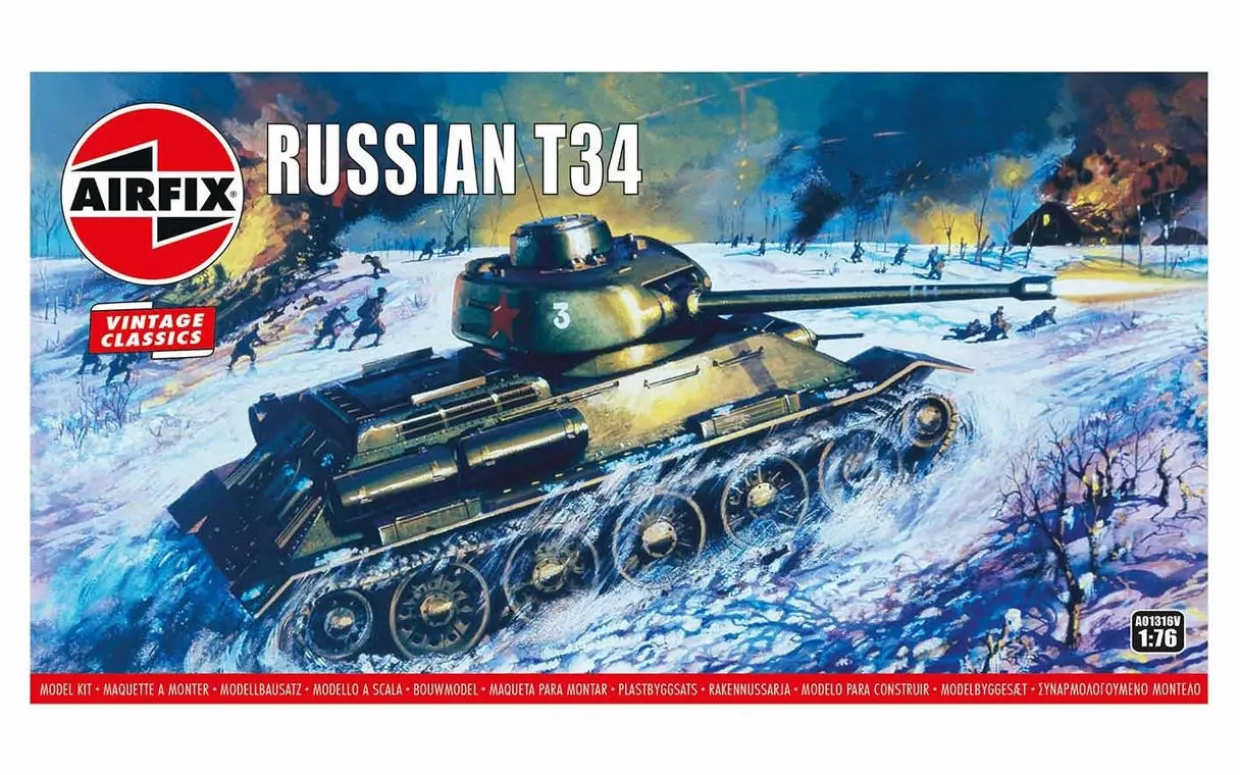 Airfix 1/76 T-34 Tank
