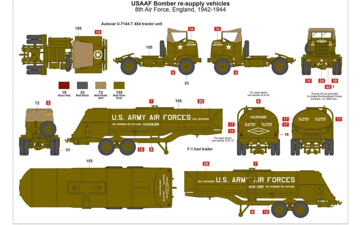 Airfix 1/72 USAAF Bomber Re-supply Set