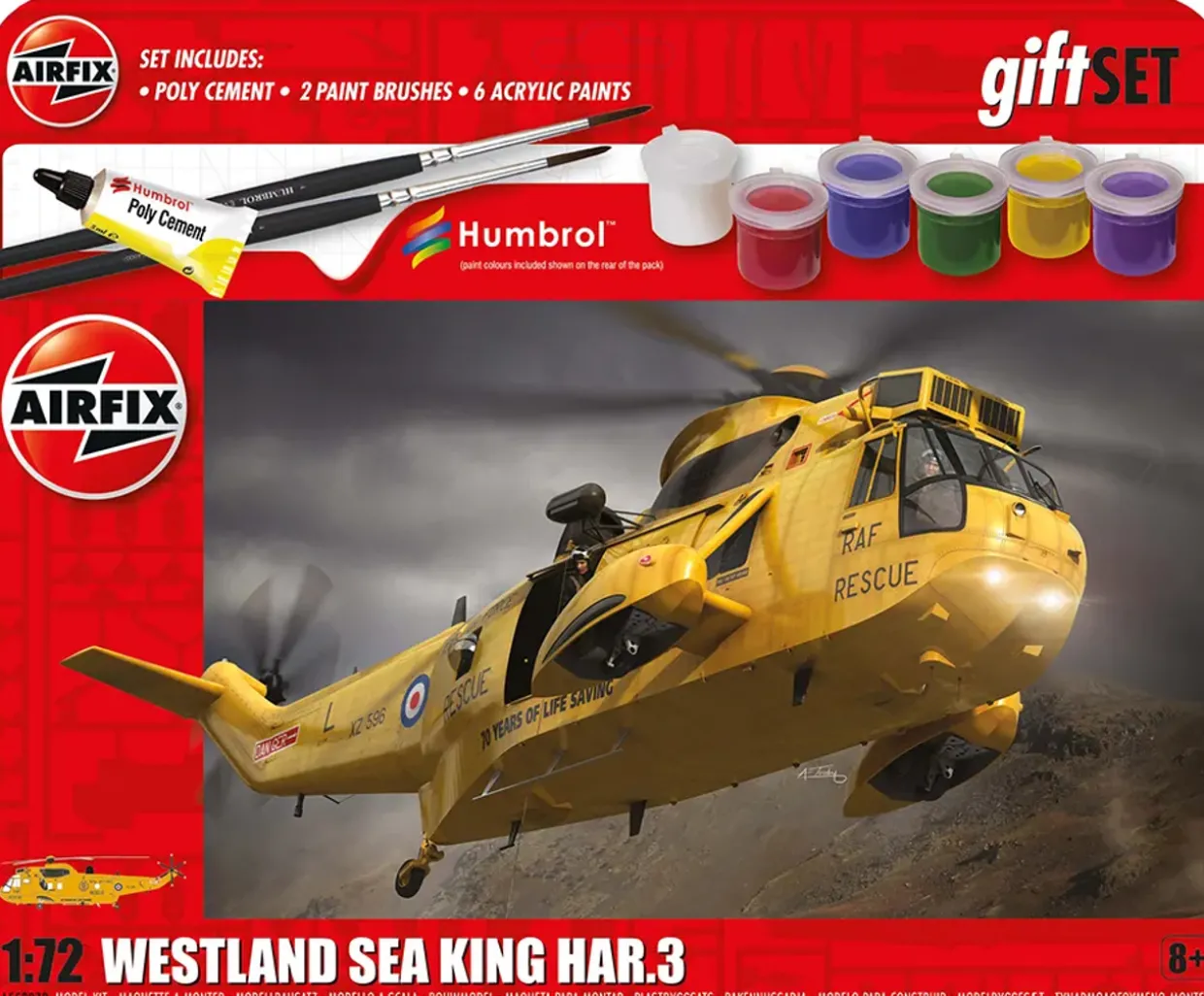 Airfix 1/72 Westland Sea King HAR.3 Hanging Gift Set