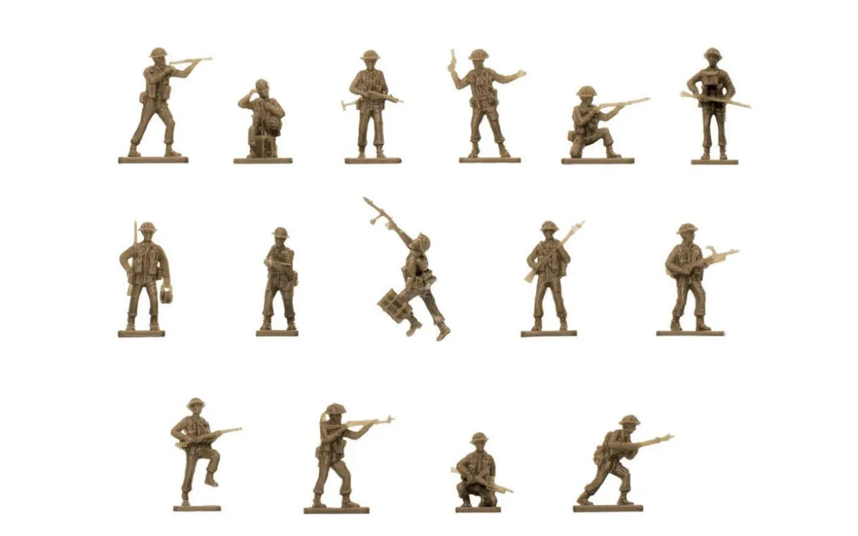 Airfix 1/76 WWII British Infantry Northern Europe Figure Set