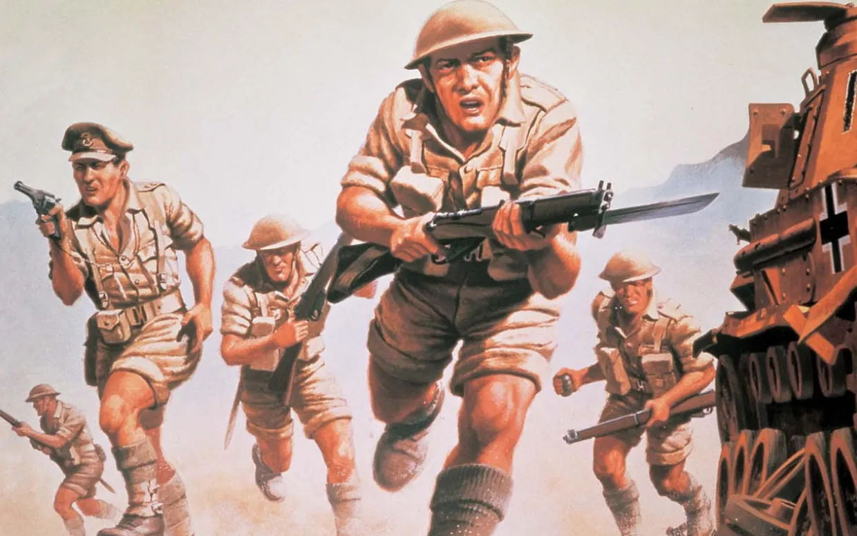 Airfix 1/76 WWII British 8th Army Figure Set