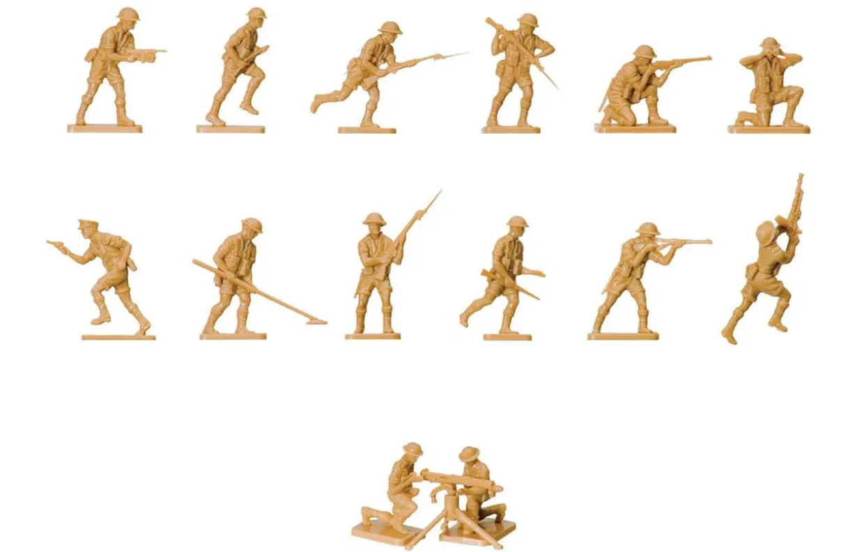 Airfix 1/76 WWII British 8th Army Figure Set