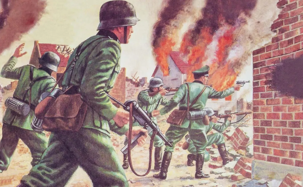 Airfix 1/76 WWII German Infantry Figures Set