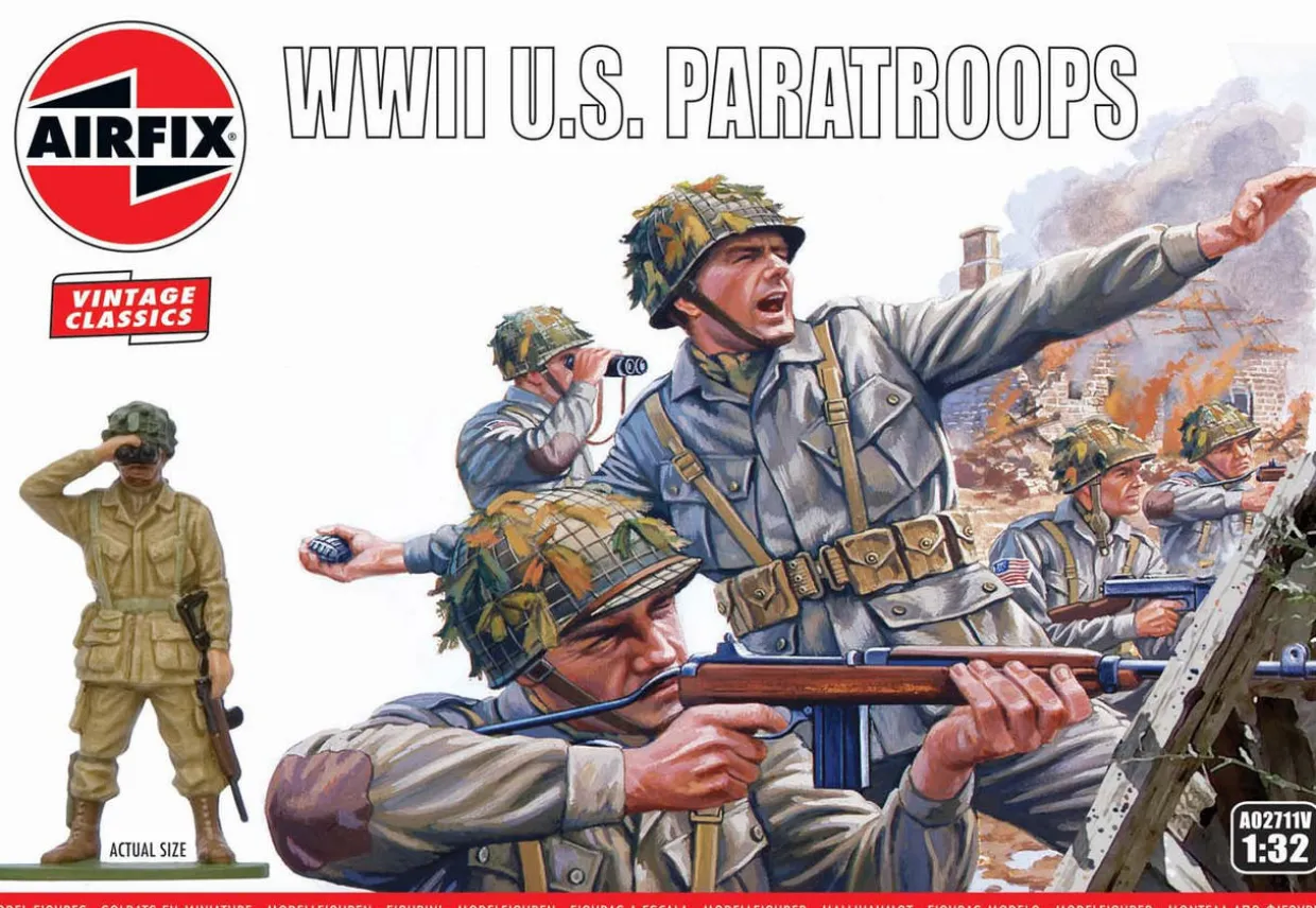 Airfix 1/32 WWII US Paratroopers