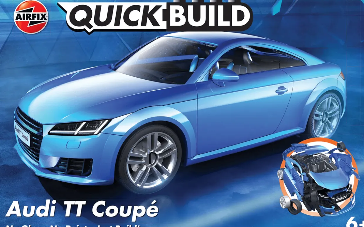 Airfix Quick Build Audi TT Coupe - Blue