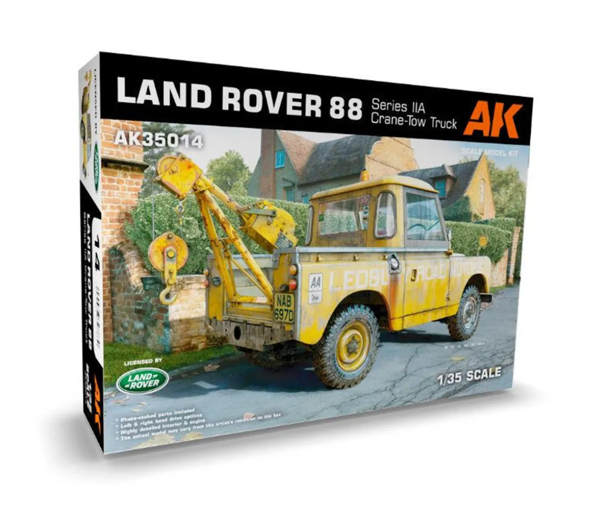AK Interactive 1/35 Land Rover 88 Series IIA Crane-Tow Model Kit