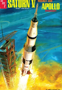 AMT 1/200 Saturn V Rocket with Apollo Spacecraft