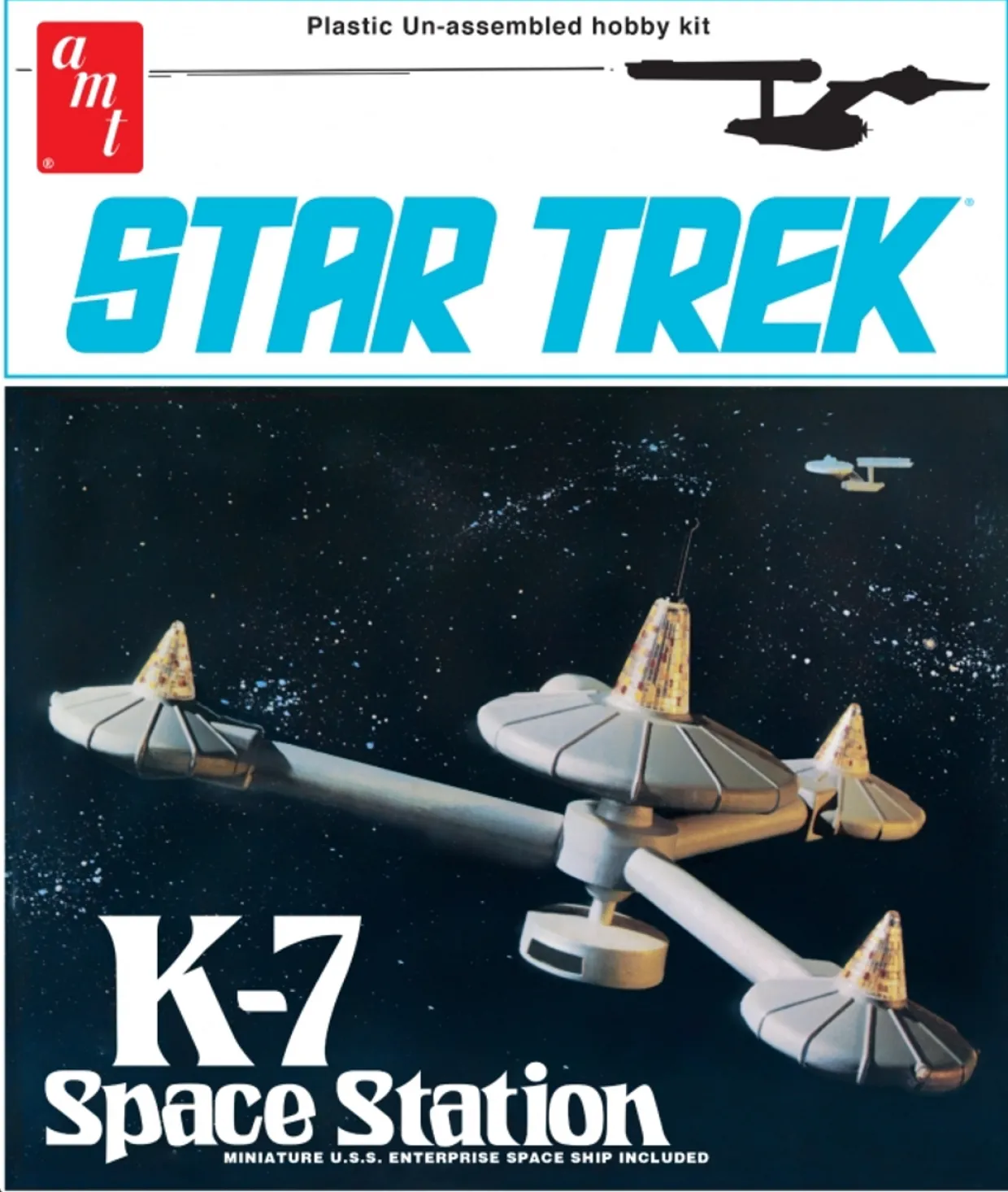AMT Models 1/7600 Star Trek K-7 Space Station Model Kit