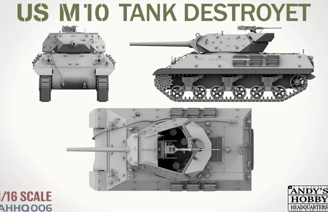 Andy's Hobby Headquarters 1/16 M10 Tank Destroyer