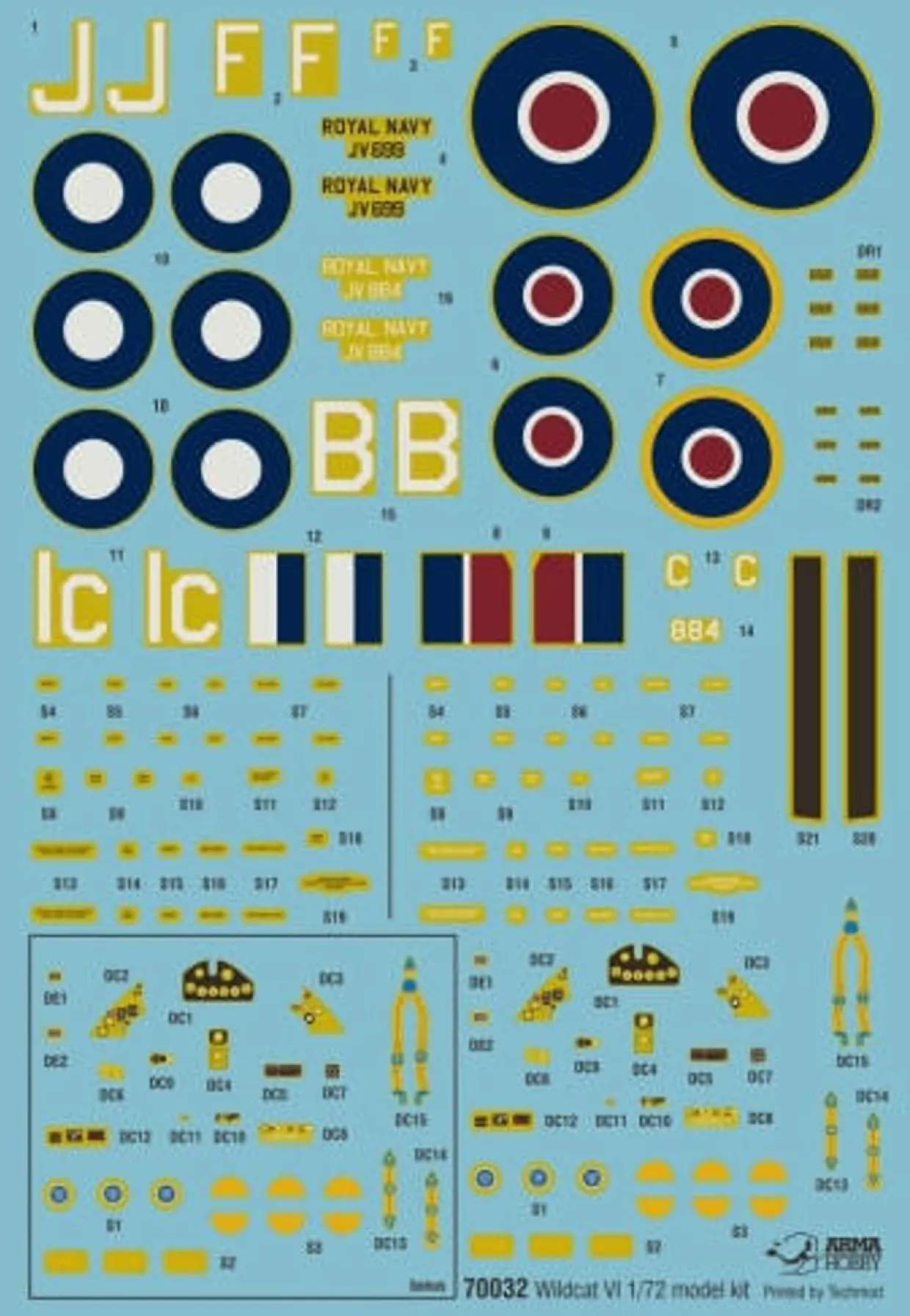 Arma Hobby 1/72 Wildcat Mk.VI Model Kit