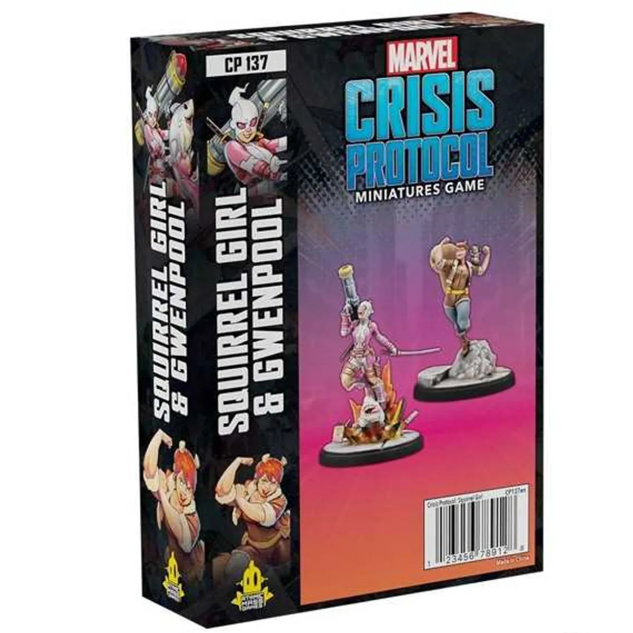 Atomic Mass Games Marvel Crisis Protocol: 137 Squirrel Girl & Gwenpool