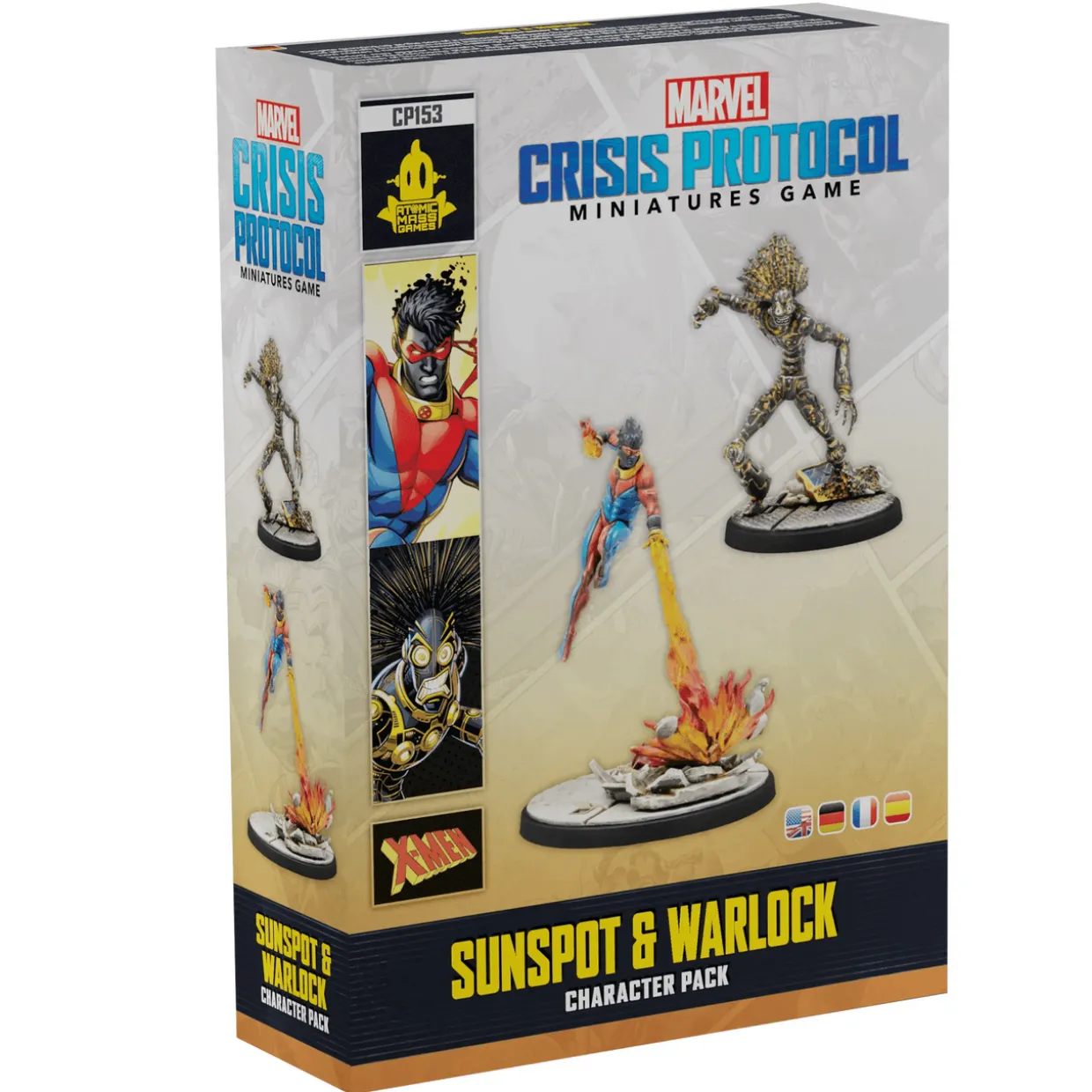 Atomic Mass Games Marvel Crisis Protocol: 153 Sunspot & Warlock