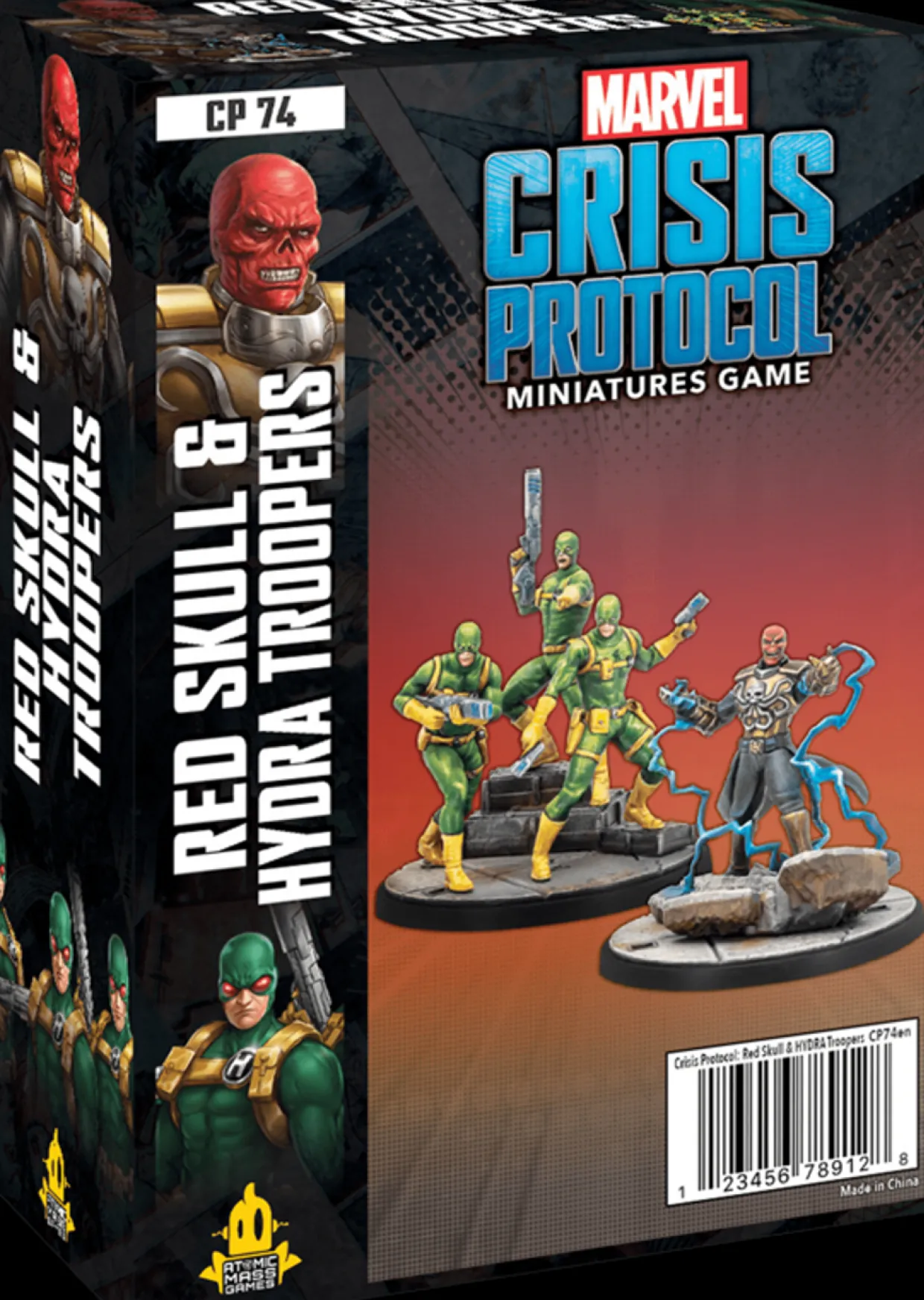 Atomic Mass Games Marvel Crisis Protocol: 074 Red Skull & Hydra Troopers