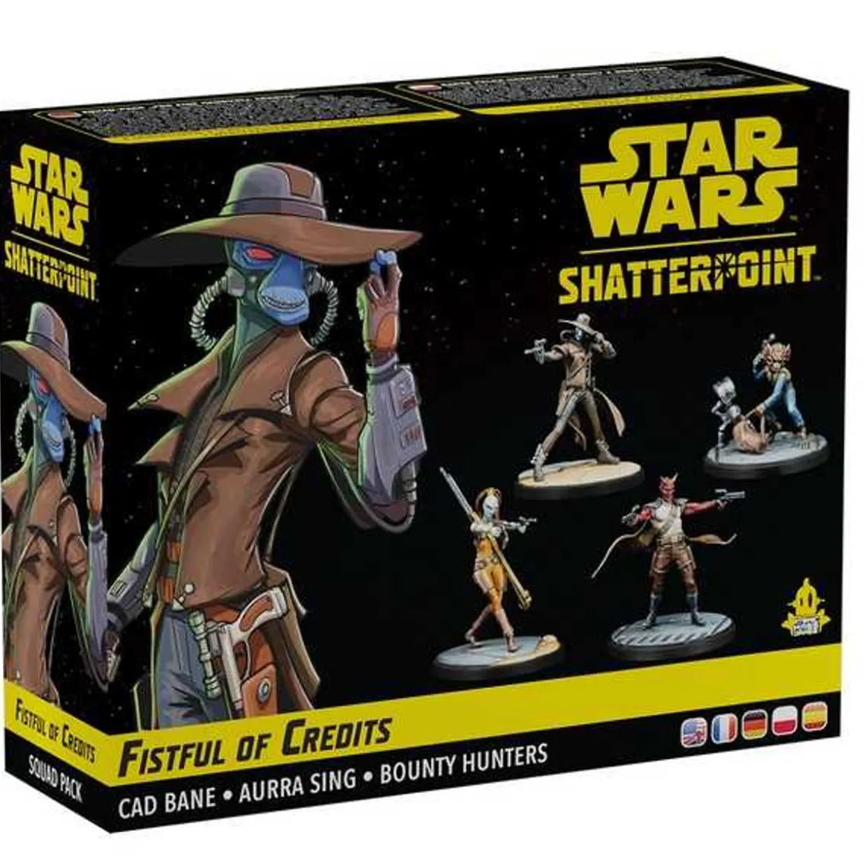 Atomic Mass Games Star Wars Shatterpoint Squad Pack - Fistful of Credits Cad Bane
