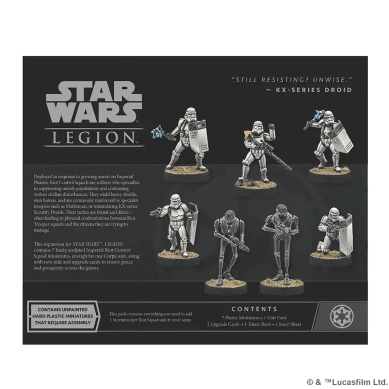 Atomic Mass Games Star Wars Legion - Galactic Empire - Unit Expansion - Riot Control Squad