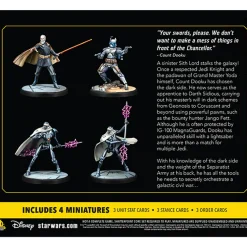 Atomic Mass Games Star Wars Shatterpoint Squad Pack - Twice the Pride Count Dooku