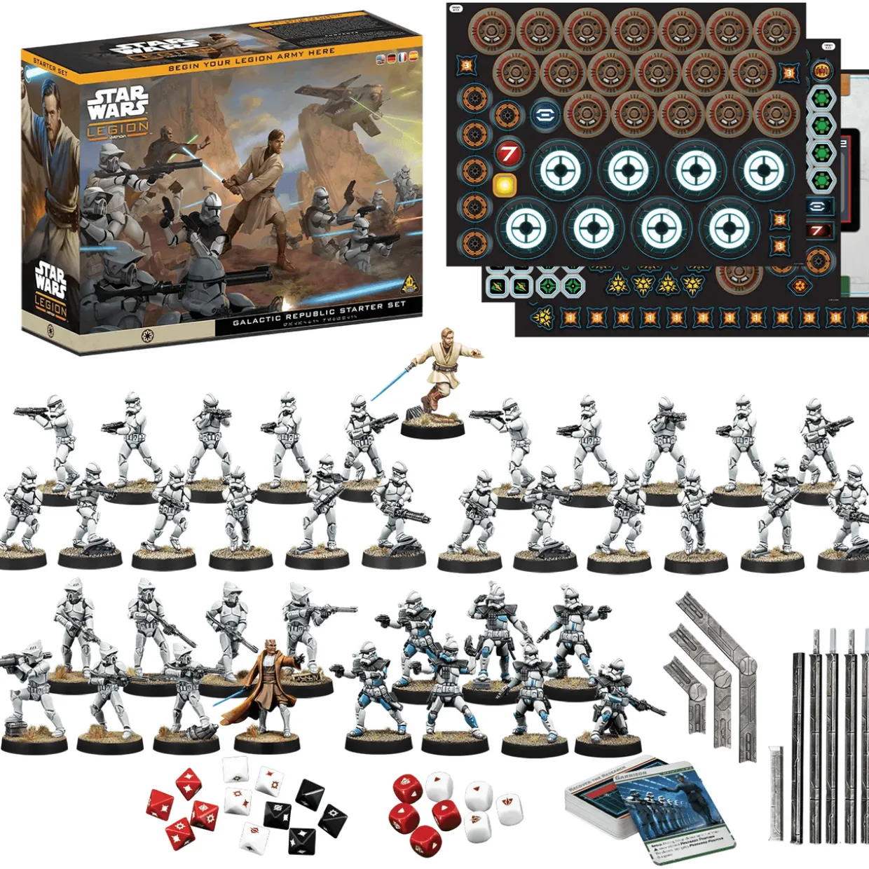Atomic Mass Games Star Wars Legion - Starter Set - Galactic Republic