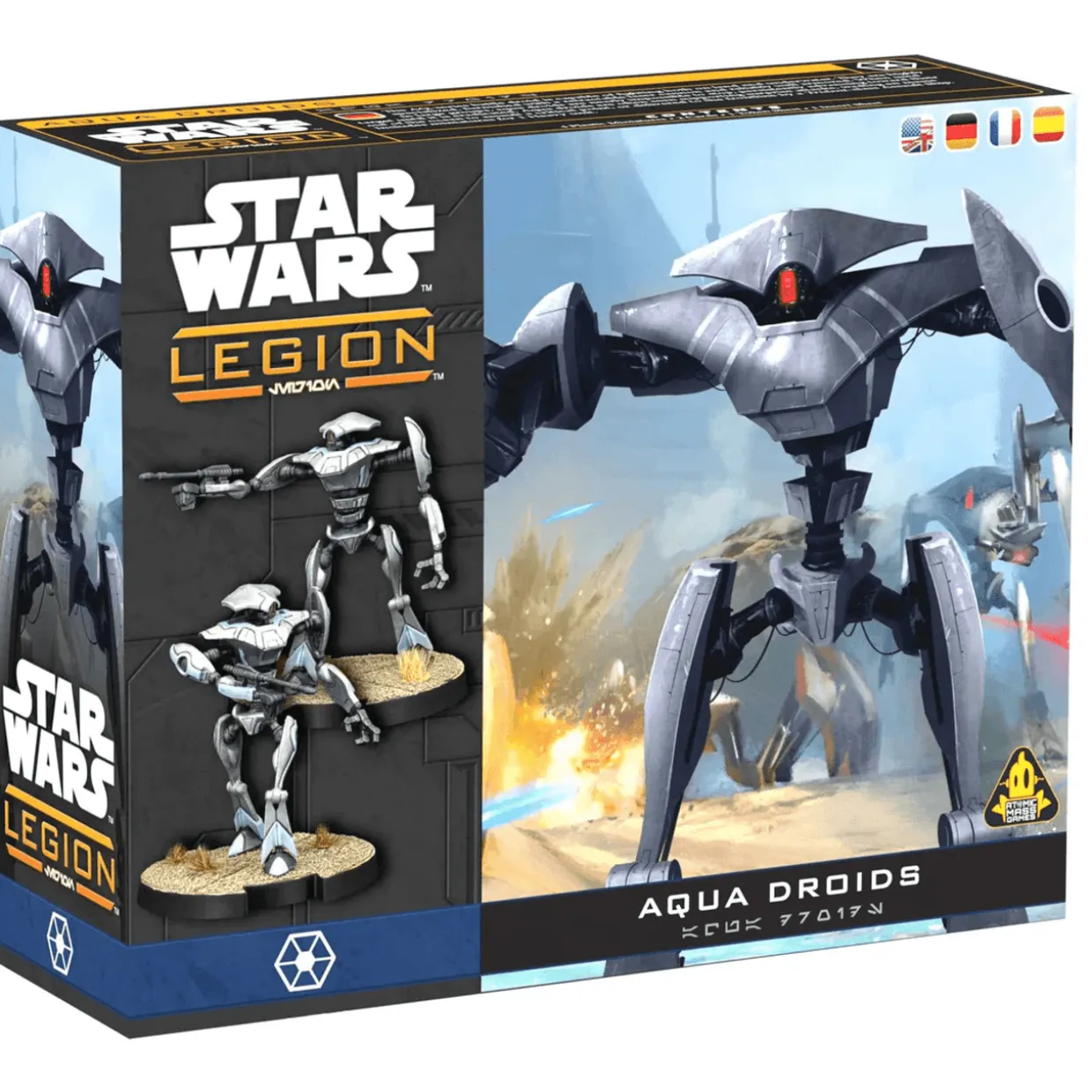 Atomic Mass Games Star Wars Legion - Separatist Alliance - Unit Expansion - Aqua Droids