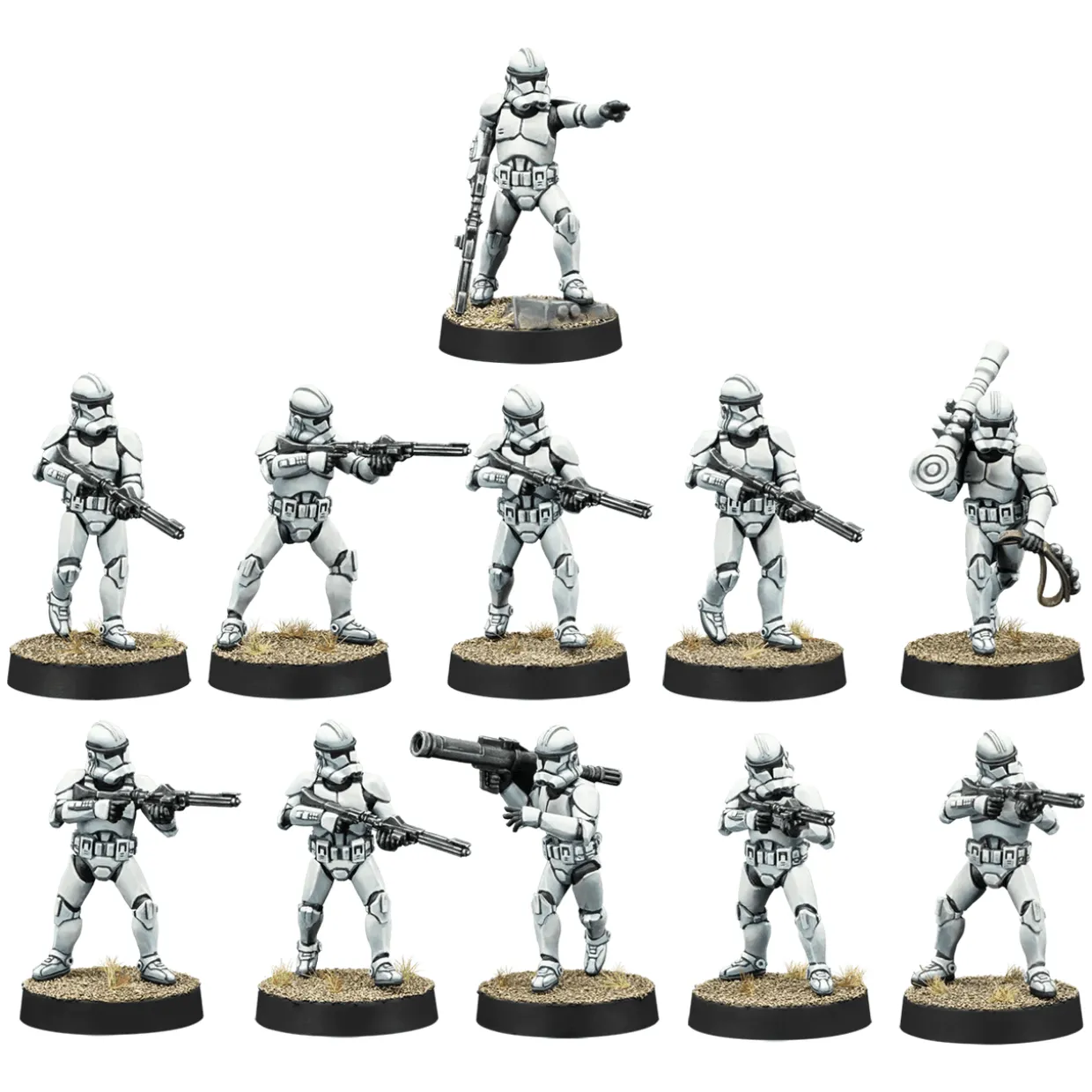 Atomic Mass Games Star Wars Legion - Galactic Republic - Unit Expansion - Clone Trooper Marksmen