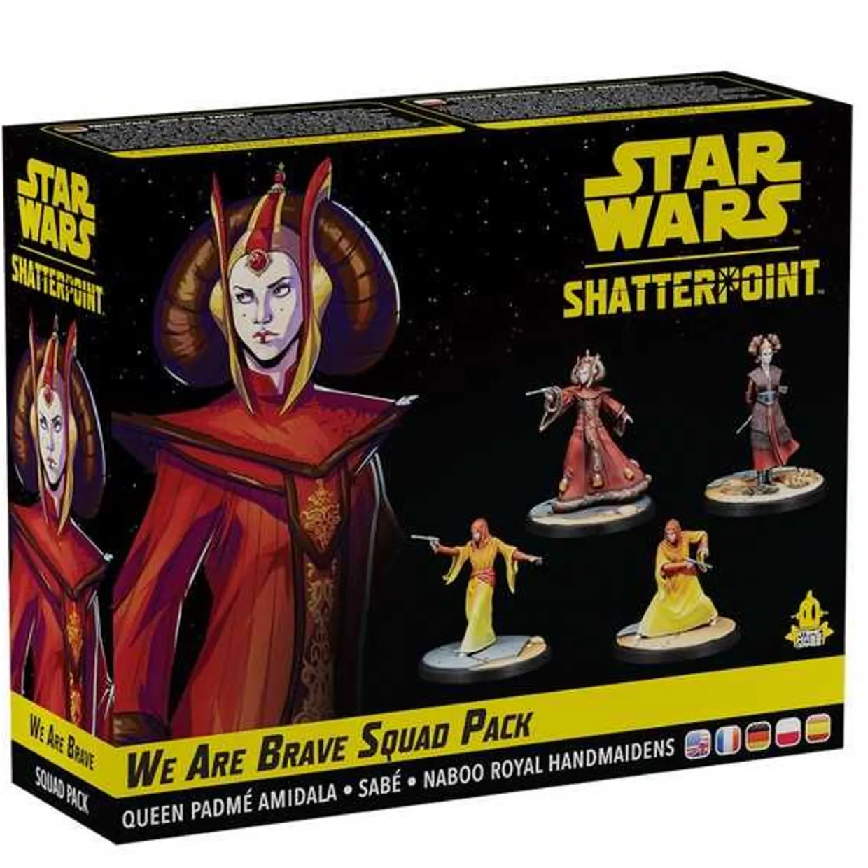 Atomic Mass Games Star Wars Shatterpoint Squad Pack - We Are Brave Queen Padme Amidala