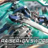 Bandai Gundam High Grade (HG) 1/144 GN-0000+GNR-010 00 Raiser+GN Sword III