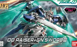 Bandai Gundam High Grade (HG) 1/144 GN-0000+GNR-010 00 Raiser+GN Sword III